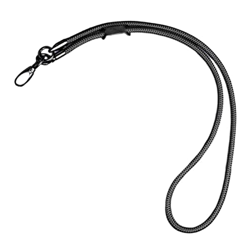 COHEALI Schnur Handyriemen Langes Handy-umhängeband Gesicht Lanyard Lanyards Mit Namensschildern Handy Dekor Handschlaufe Smartphone-gurt Praktisches Halsband Telefon Hals Nylon Black von COHEALI