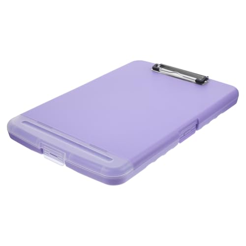 Kasten Aktenbox-Schreibblock Organisator aus Papier Magazinhalterung Bürobedarf Klemmbrett mit Speicher storage boxes aufbwahrungs-box Tafel Dokumentenorganisator pp Lavender COHEALI von COHEALI