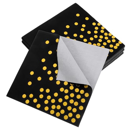 COLLBATH 1 Beutel Feier Party Servietten Punkte Konfetti Papierservietten Abschluss Servietten Neujahrs Servietten Für Geburtstag Hochzeit Abschlussfeier Festliche Party 20 von COLLBATH