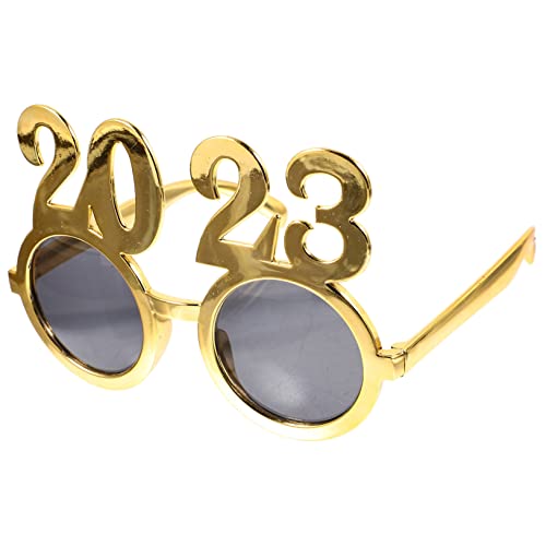COLLBATH 1 Paar 2023 Digitale Brille Kreative Brillen Partyzubehör Für Das Neue Jahr 2023 Silvesterbrille 2023 Brillenfassungen Massengeschenk Neujahrsparty Brillengestell Deko Stk von COLLBATH