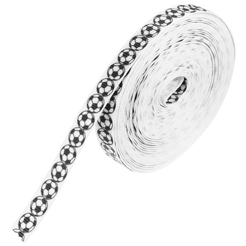 COLLBATH 1 Rolle Kugelfadenband seidenband ribbon bastelzeug the craft bandfeile Softballband Fußballband aus Ripsband dekoration bastelsachen Geschenkband Partei dekoratives Band Polyester von COLLBATH