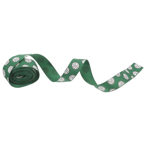 COLLBATH 1 Rolle Volleyballband Eisstockschießen Bänder Zum Basteln Haarband Rosa Schleife Krawatten Chiffonband Sackleinenband Rot Band Zum Verpacken Bögen Hochzeit Dark Green Polyester von COLLBATH