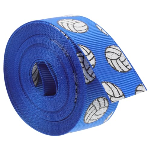 COLLBATH 1 Rolle Volleyballband Pastellband Regenbogen-Curling-Band Party Sackleinen x Bastband rippengürtel dekobänder Kuchenband geschenkband exquisites Geschenkband Polyester Blue von COLLBATH