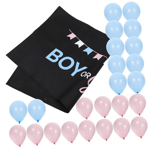 COLLBATH 1 Satz -Geschlechts-Ballon-Tasche Ballons für Ballontiere Glitzerballons Fest Dekorationen babyshowerparty gender reveal Geschlecht offenbaren Partydekor Latexballon Vlies von COLLBATH