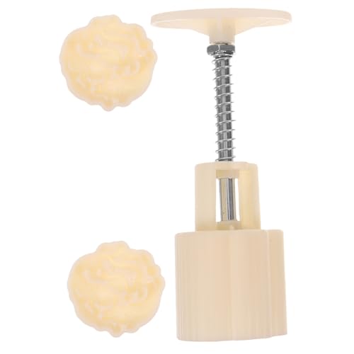 COLLBATH 1 Satz Keksform Plätzchen-stempel Mondkuchenhersteller Ausstecher-kuchenform Mittherbst-mondkuchenform Drücken Sie Den Moon Cake Maker Stempel Für Mondkuchen Backwaren Plastik von COLLBATH