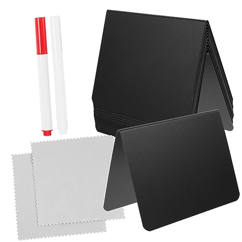 COLLBATH 1 Satz Mini-Tafelschild für den Tisch Ort Tafel mit wechselbaren Buchstaben Platzkarten Etikett Mini-Tafelschilder für Lebensmittel Tisch Tafel Zeichen Stoff Black COLLBATH 1 Satz Mini-Tafelschild für den Tisch Ort Tafel mit wechselbaren Buchstaben Platzkarten Etikett Mini-Tafelschilder für Lebensmittel Tisch Tafel Zeichen Stoff Black von COLLBATH