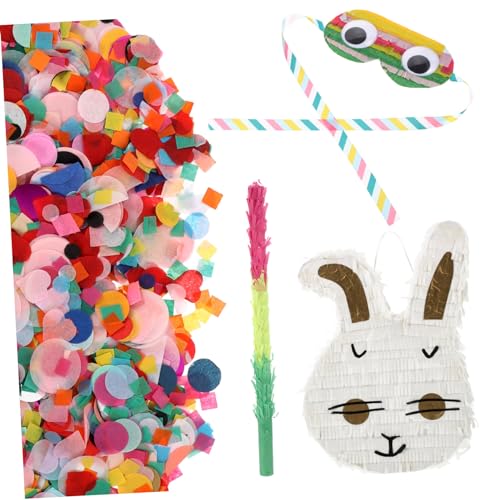 COLLBATH 1 Satz Piñata Drei Glühen Mädchen Kaninchen Pinata Matschig Beute Menschen Armbänder Häschen Zeug Zubehör Kleinkinder Zappeln Karnevalsfest-requisite Papier von COLLBATH