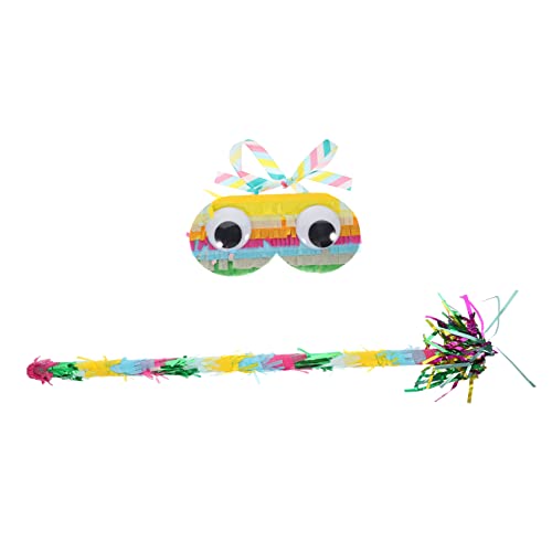 COLLBATH 1 Satz Piñata Pinata-süßigkeitsspielzeug Pinata-spiel Pinata Brillenstütze Geburtstag Krachmacher Pinata-requisite Für Kinder Pinata-brille Süßigkeitenspielzeug Colorful Papier von COLLBATH