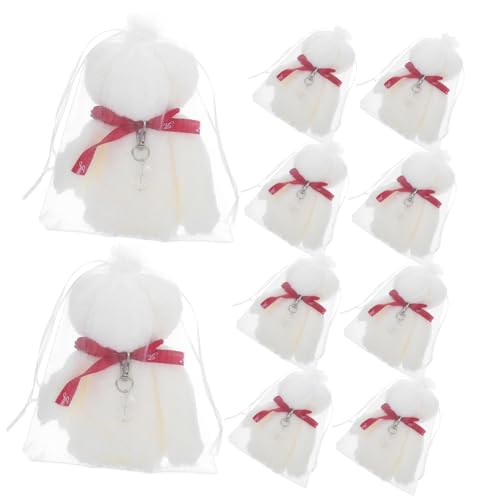 COLLBATH 1 Set Taufe Dusche Party Präsentieren Bär Handtuch Und Schlüsselanhänger Set Für Jungen Und Mädchen Hochzeit Souvenirs von COLLBATH