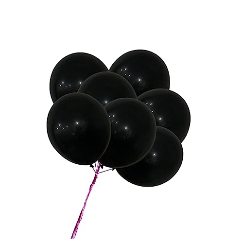 COLLBATH 10 Stück 36 Zoll Latex Gummiballons Schwarz Für Geburtstagsfeiern Hochzeiten Und Partys Ideal Zur Dekoration Und Für Luft Oder Heliumfüllung von COLLBATH