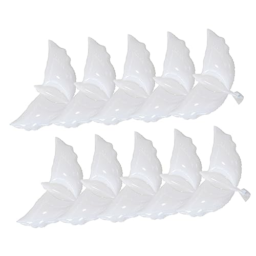 COLLBATH 10 Stück Taube Ballon Aluminiumfolienballons Hochzeitsballons Requisiten für Partyballons geburtstag luftballons dekorationen geburtstag ballon Weiß COLLBATH 10 Stück Taube Ballon Aluminiumfolienballons Hochzeitsballons Requisiten für Partyballons geburtstag luftballons dekorationen geburtstag ballon Weiß von COLLBATH