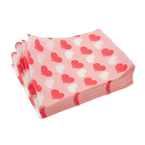 COLLBATH 1000 Stück Geschenkpapier zum Valentinstag Nougat-Bonbonpapier große Süßigkeiten paketpapier verpackungspapier Verpackung für Partysüßigkeiten Verpackung von Geburtstagssüßigkeiten von COLLBATH