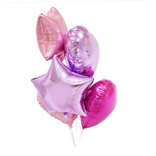 COLLBATH 12 Stück Herzförmige Folienballons 18 Zoll Rosa Und Helllila Romantische Ballons Für Valentinstag Hochzeit Jahrestag Und Verlobungsfeier Perfekte Dekoration Für von COLLBATH