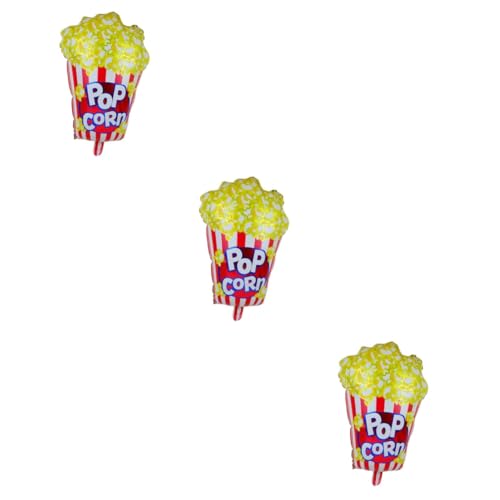 COLLBATH 15 Stk Dekorative Luftballons kinder dekor Popcorn-Karnevalsballons Folienballons Popcorn-Ballons anzuchtkasten set hochzeitslaken Party-Maisballons Luftballons aus Aluminiumfolie von COLLBATH