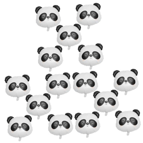 COLLBATH 15 Stk Panda-ballon Panda-partyballons Entzückender Tierballon Panda-geburtstagsballons Aufblasbare Ballondekoration Exquisites Ballondekor Aufblasbarer Folienballon Aluminiumfolie von COLLBATH