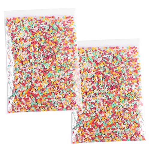 COLLBATH 1600 Stück Pailletten Schmetterlings Konfetti Für Haustiere Handtasche Buntes Papier Pool Topfdeckelhalter Punkte Edelsteinringe Dekorative Weißes Buntes Papier von COLLBATH