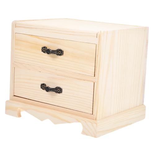 COLLBATH 1Stück Holz Schmuckschatulle Organizer Leichtem Umweltfreundlichem Holz Handgemachte Kommode für Schmuckaufbewahrung Langlebig für Zuhause COLLBATH 1Stück Holz Schmuckschatulle Organizer Leichtem Umweltfreundlichem Holz Handgemachte Kommode für Schmuckaufbewahrung Langlebig für Zuhause von COLLBATH