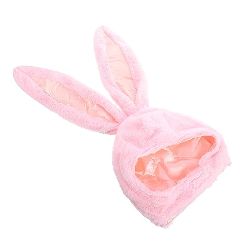 COLLBATH 1stk Süße Kopfbedeckung Gefüllter Hasenplüsch Häschen-cosplay-ohren-hut Tierzubehör Hut Tierkostümmütze Für Kinder Kaninchen-cosplay-stirnband Lustige Partyhüte Kurzer Plüsch Rosa von COLLBATH