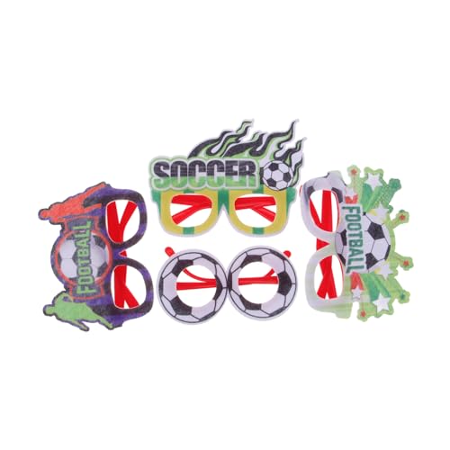 COLLBATH 2 Sätze Partyartikel Liefert Fußball Lustig Faschingsbrille Karnevalsbrille Fussball Themenpartybrille Festivalbrille Fanartikel Cosplay-brille Plastik 4 Stücke * 2 COLLBATH 2 Sätze Partyartikel Liefert Fußball Lustig Faschingsbrille Karnevalsbrille Fussball Themenpartybrille Festivalbrille Fanartikel Cosplay-brille Plastik 4 Stücke * 2 von COLLBATH