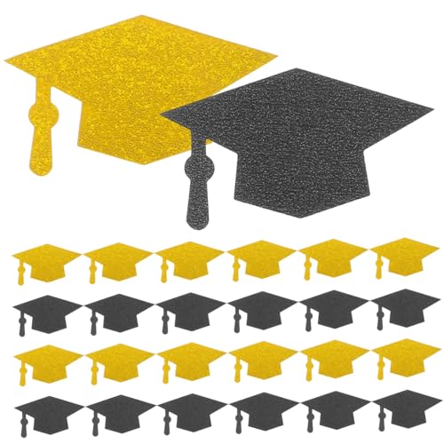 COLLBATH 200 Stück Arzt Hut Dekoration Kernstück Kappen Konfetti in Junggesellenhutform Junggesellin Mittelstücke Grad Schule Abschluss Konfetti Lieferungen für die Abschlussfeier Silber COLLBATH 200 Stück Arzt Hut Dekoration Kernstück Kappen Konfetti in Junggesellenhutform Junggesellin Mittelstücke Grad Schule Abschluss Konfetti Lieferungen für die Abschlussfeier Silber von COLLBATH