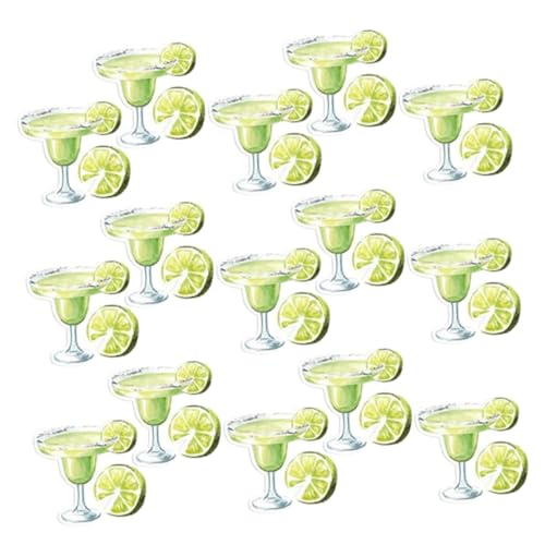 COLLBATH 200St Margarita-Konfetti Schwimmbad Experimentierzubehör Party junggesellenabschied margarita gläser Konfetti für den Junggesellentisch Hochzeitskonfetti Papier Light Green von COLLBATH