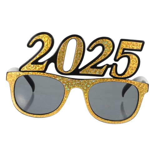 COLLBATH 2025 Partydekoration partybrille karnevalsbrille Zahl-Brille Festliche Brille Party-Sonnenbrille Silvesterbrille Kostümzubehör für das neue Jahr Neujahrsparty-Brillen Stk von COLLBATH