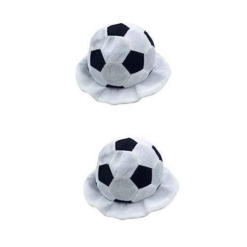 COLLBATH 2St Gastgeschenke kreativer sportfanhut Hut für Sportfans gefüllte Partyhüte Mützen für Fußballmannschaften Hut für Fußballfans Fußballmütze faschingsaccessoires Hut in Fußballform von COLLBATH