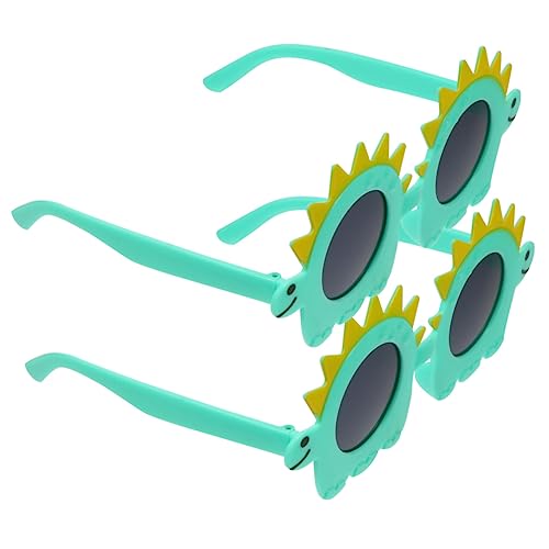 COLLBATH 2st Dinosaurier-brille Brillen Neuartige Party-sonnenbrille Neuartige Partybrille Fotokabine Requisiten Brille Party Kleine Dinosaurierbrille Kinder Sonnenbrille Neuheitsbrille Abs von COLLBATH