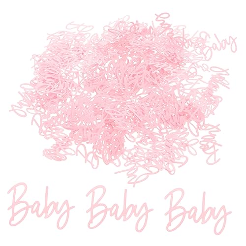 COLLBATH 3 Packungen Konfetti Krippendekor Tischstreusel Paillettenbesatz Alles Zum Geburtstag Dekorationen Babyparty-tischstreuung Tischstreuer Für Die Party Blaues Dekor Rosa Plastik von COLLBATH