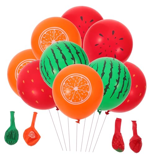 COLLBATH 40St Fruchtballon Reifen eiffelturm dekoration Korb Lanyards Hellrosa luftballons strandparty Latexballons Ballongas Partyballons hawaiianische Dekorationen für Partys Emulsion von COLLBATH