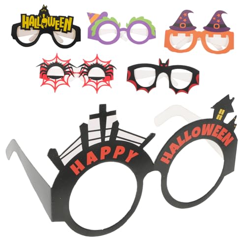 COLLBATH 6 Stk Halloween-brillen-partygeschenk Kostüm-sonnenbrille Neuartige Brillen Kreative Brillen Halloween-partyzubehör Halloween-partygeschenke Lustige Party-sonnenbrille Papier von COLLBATH