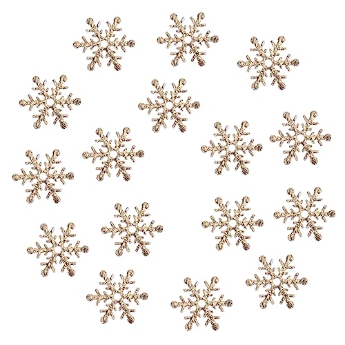 COLLBATH 600 Stück 1 Set Weihnachts Schneeflocken Konfetti Zartes Konfetti Glitzerndes Metallfolien Konfetti Party Tischstreuung Wunderschönes Konfetti Dekor Schneeflocken Form von COLLBATH