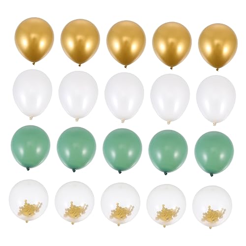 COLLBATH 60er Set Metallische Latex Ballons Avocado Dekorative Luftballons Für Hochzeit Geburtstag Und Partys Hochwertige Party Deko Ballons Für Kreative Feierlichkeiten von COLLBATH