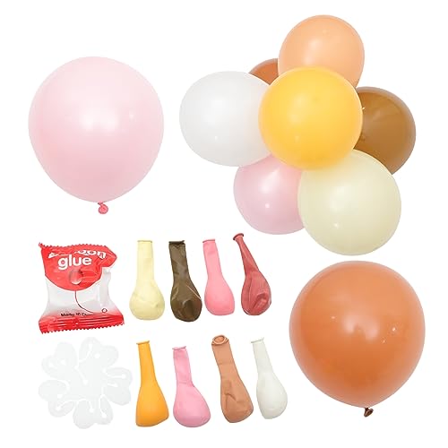 COLLBATH 9 Sätze Gänseblümchen-ballongirlande Diy Blumenballons Alles Zum Geburtstagsballon Alphabet-ballon Babyballons Hochzeitsballons Luftballons Mit Weißen Gänseblümchen Emulsion von COLLBATH