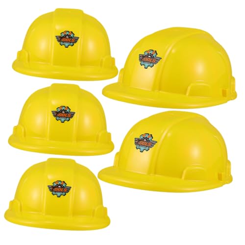 COLLBATH 9St Technischer Schutzhelm Bau-Geburtstagshut Baumeisterhut für Kinder bauarbeiter spielzeug Kinder Bauarbeiterhelm Kleinkindhelm Hardcap für Kinder Bau-Partyhüte Bauhut Plastik von COLLBATH