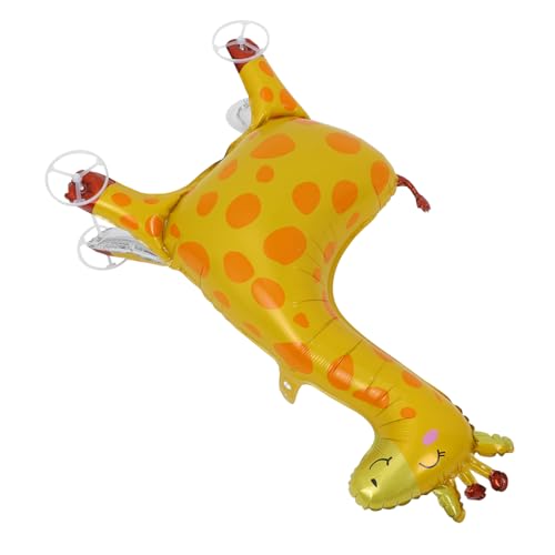 COLLBATH Ballon Mit Dschungelmotiv Giraffenballon Tierdruck Filmballon Giraffe Babyparty Dekoration Aufblasbarer Ballon Dschungeltiere Partyzubehör von COLLBATH