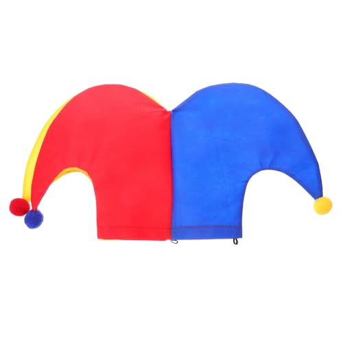 COLLBATH Clown-Hut Lustiger Hut Clownsperücke Kostümhut kopfschmuck Kostümzubehör Partyhut lustige Bucket Hats Mini-Zylinder Melone Feiertags-Clownhut Clown Kostüm für Erwachsene Stoff von COLLBATH