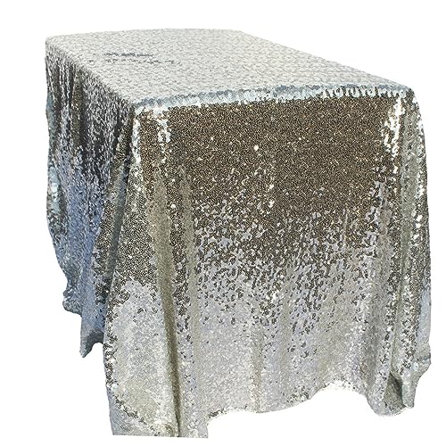 COLLBATH Glänzende Pailletten Tischdecke Für Hochzeiten Und Partys Dekorative Tischwäsche Bling Tischdecke Für Festliche Anlässe Und Feierlichkeiten von COLLBATH