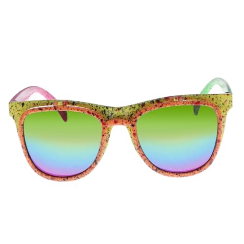 COLLBATH Kreative Retro Partybrille Doppelschicht Für Fasching Und Karneval Lustige Farbige Verkleidungsgläser Neuheit Brille Für Unvergessliche Feiern von COLLBATH