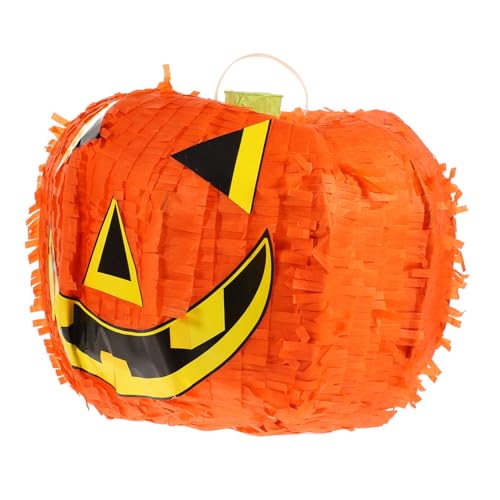 COLLBATH Kürbis Pinata Aus Papier Für Halloween Ideales Pinata Spielzeug Und Leckerli Behälter Perfekte Dekoration Für Halloween Feiern Und Partys Farbenfrohes Design von COLLBATH