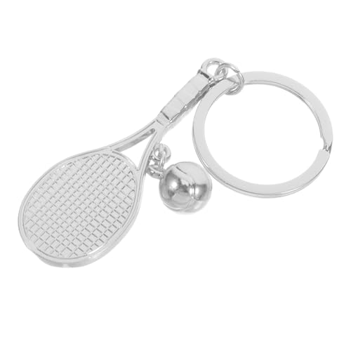 COLLBATH Mini Tennisschläger Schlüsselanhänger Tennisball Anhänger Schlüsselanhänger Tennis Schlüsselhalter Für Sportliebhaber Zubehör von COLLBATH