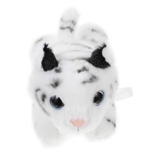 COLLBATH Plüschtierpuppe Spielzeug Kreatives Tierornament Tigerverzierung Stofftiermodell Plüsch-Tiger-Ornamente Tiger-Modelle Ausgestopfter Tiger Tiger-Requisite Weißer Tiger Pp Baumwolle von COLLBATH