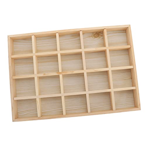 COLLBATH Schmuck-Display-Tablett Aufbewahrungskommode Herbstdeko für zu Hause Ablagefach aufbewahrung für schmuck schmuck-aufbewahrung Kommode schmücken schmuck display platte Holz von COLLBATH