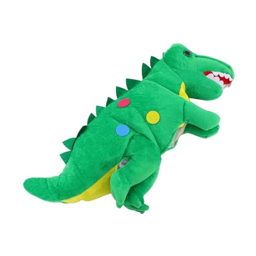 COLLBATH Tyrannosaurus-Hut süßer Hut Partyhüte für Cosplay-Hut für Kinderparty Hut Dinosaurierkostüm für Cartoon-Hut-Requisite Plüschhut in Tierform PP Baumwolle Green von COLLBATH