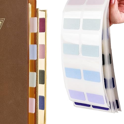 COLOFALLA 240 Stück Seitenmarker Selbstklebend 12 Farben Haftnotizen zum Markieren Beschriften Klebezettel Klein Pagemarker Haftnotizen Transparent Haftstreifen Haftmarker Textstreifen für Buch Ordner von COLOFALLA