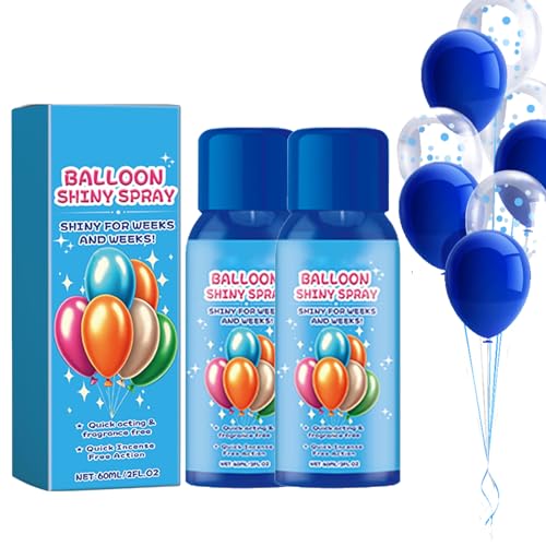 Balloon Shine Spray, Balloon High Shine Spray, Ballonaufheller Auf 60-g-Basis, Glossy Finish Spray Balloons, Instant High Shine Gloss Balloons Shiner, Schnell Trocknender Sprayaufheller Für Dauerhafte von COMFOLIVING