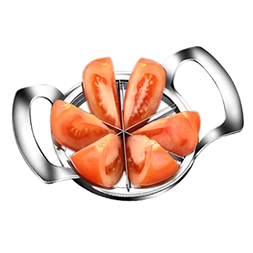 Orangenschneider - Orangenschneider | Obstschneider, Robuster Limettenschneider, Verbessertes Großes Gemüseschneidewerkzeug Mit 6 Klingen, Ergonomischer Griff, Robuster Obstteiler Aus Edelstahl, Küche von COMFOLIVING