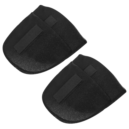 COMNICO 2 Paar Eingesetzte Schulterpolster 1 cm Dicke Schaumstoff Pads Schräge Hohe und Niedrige Schultern Verstärker Atmungsaktiv Kleidung Nähzubehör für Damen und Herren von COMNICO