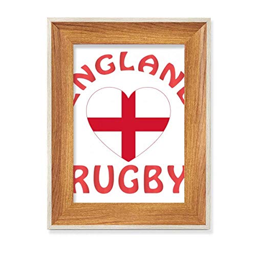 Rugby Run English Desktop Holz-Bilderrahmen Display Bild Kunst Malerei mehrere Sets von COMP