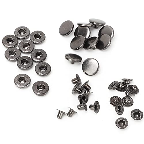 10 Sets 15 Mm Metall-Druckknöpfe, Näh-Druckknöpfe für Kleidung, Geldbörse, Geldbörse, Puppe, Nähen, Bastelprojekte, Heimwerken (#3) von COMTERVI